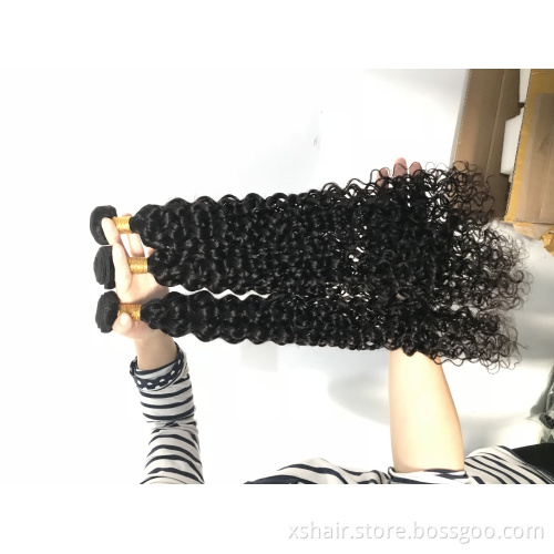 Wholesale virgin cuticle aligned hair unprocessed water wave bundles virgin human hair bundles